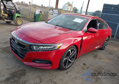 2018 Honda Accord Sport from USA, damaged, VIN 1HGCV1F38JA260178